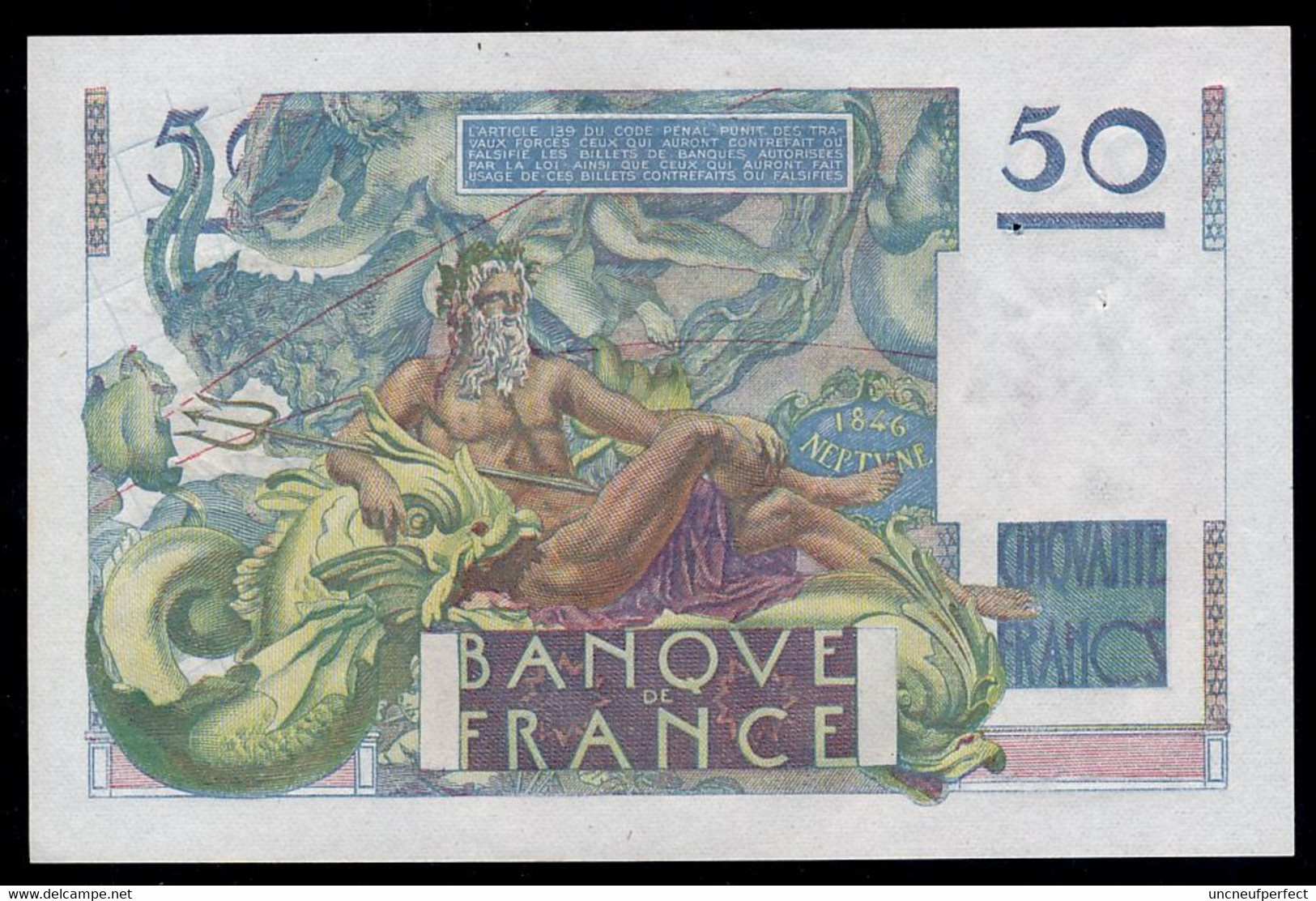 France 50 Francs Le Verrier  24-08-1950 SPL - 50 F 1946-1951 ''Le Verrier''