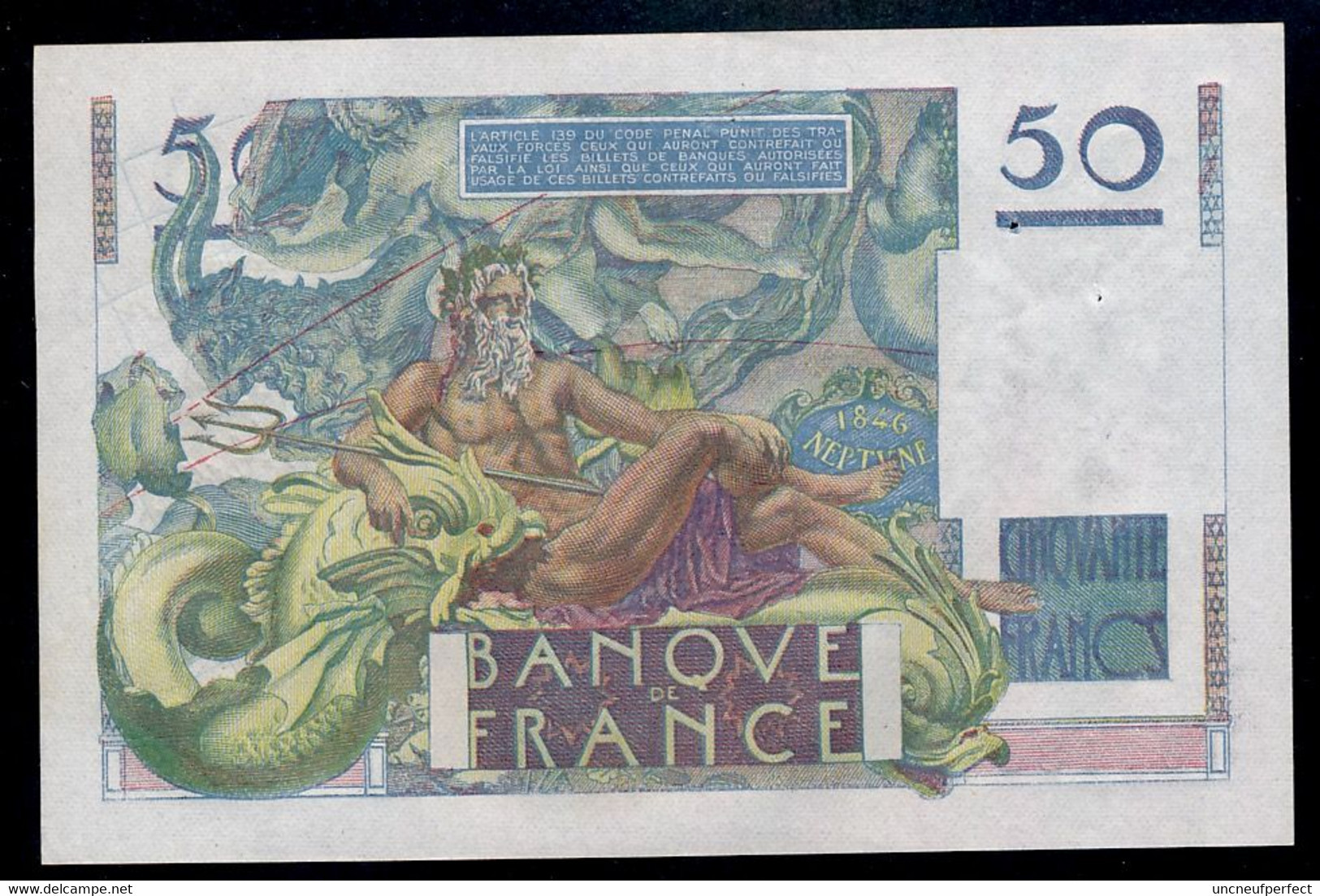 France 50 Francs Le Verrier  24-08-1950 SPL - 50 F 1946-1951 ''Le Verrier''