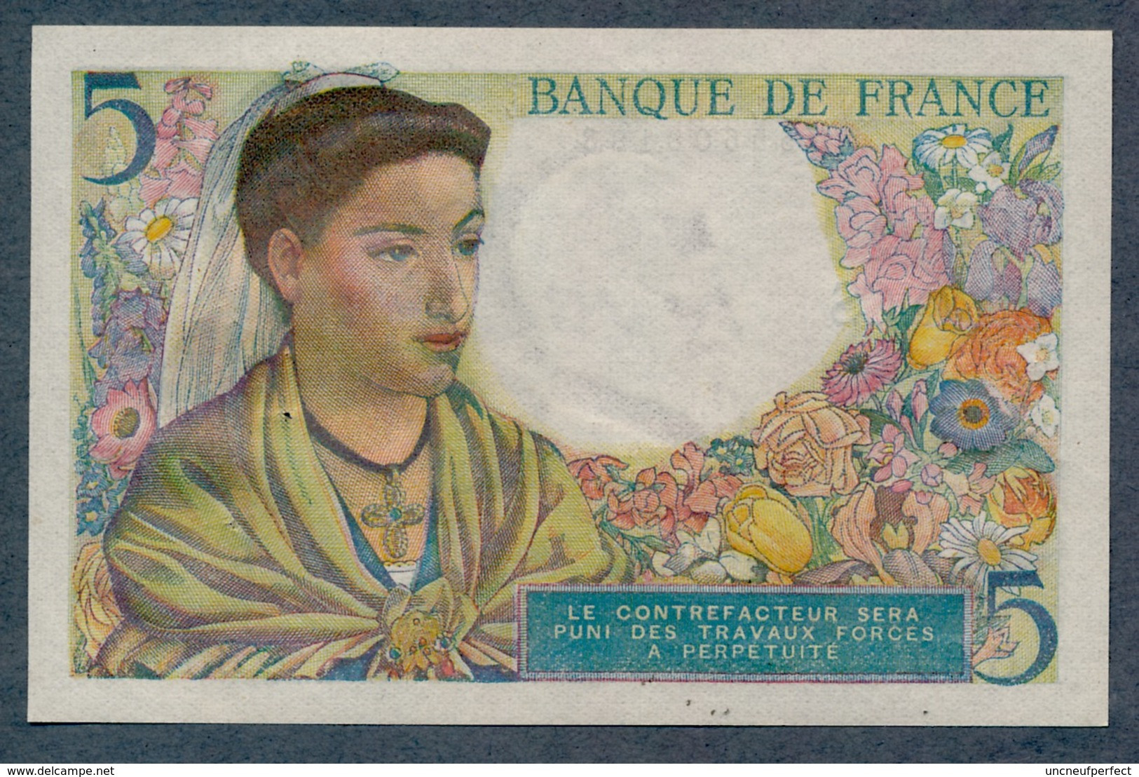 5 Francs 5/8/1943 SPL+ Pas De Plis!!! - 5 F 1943-1947 ''Berger''