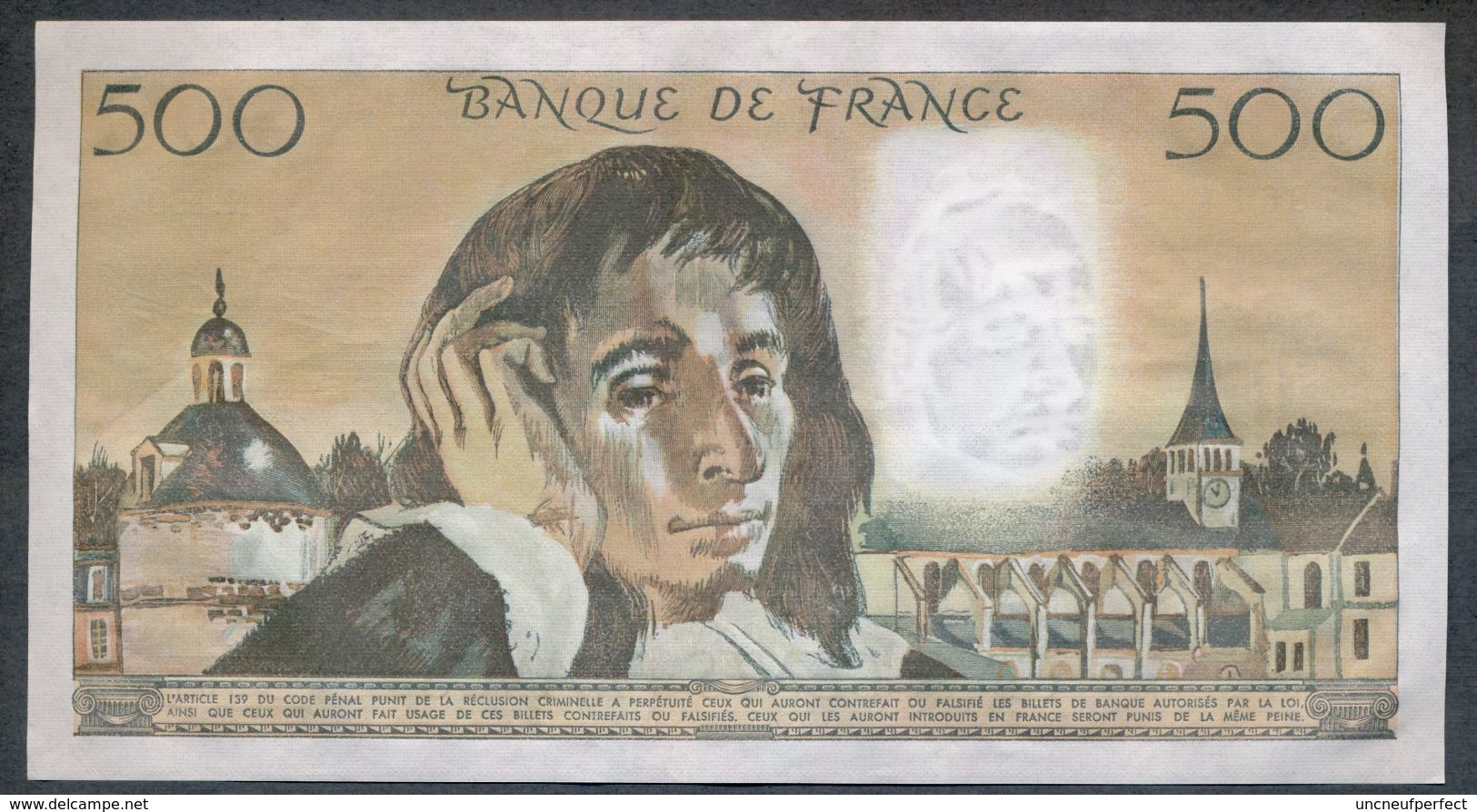 500 Francs  05/08/1982 SPL- - 500 F 1968-1993 ''Pascal''