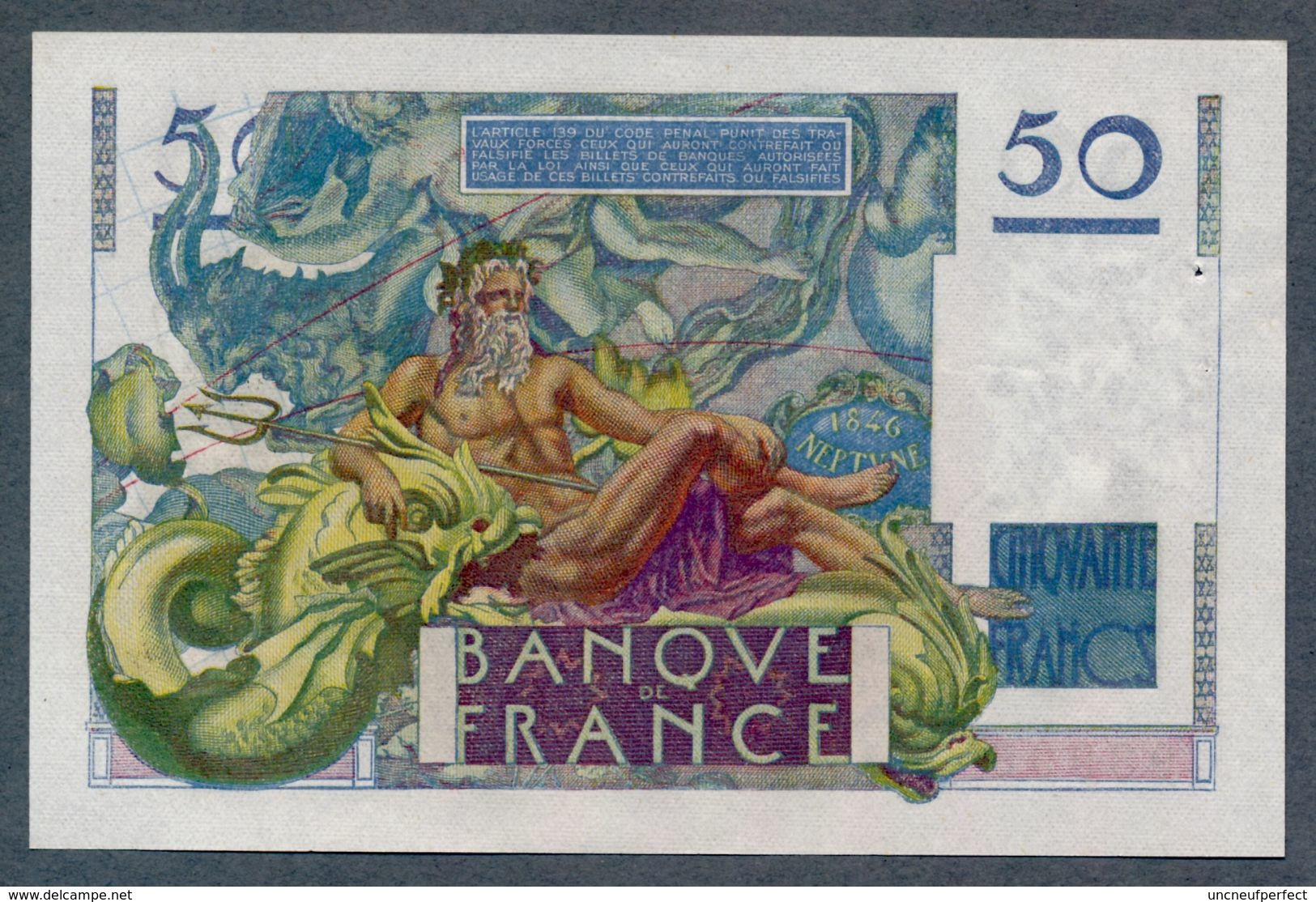 France 50 Francs Le Verrier  12/06.1947  SPL - 50 F 1946-1951 ''Le Verrier''