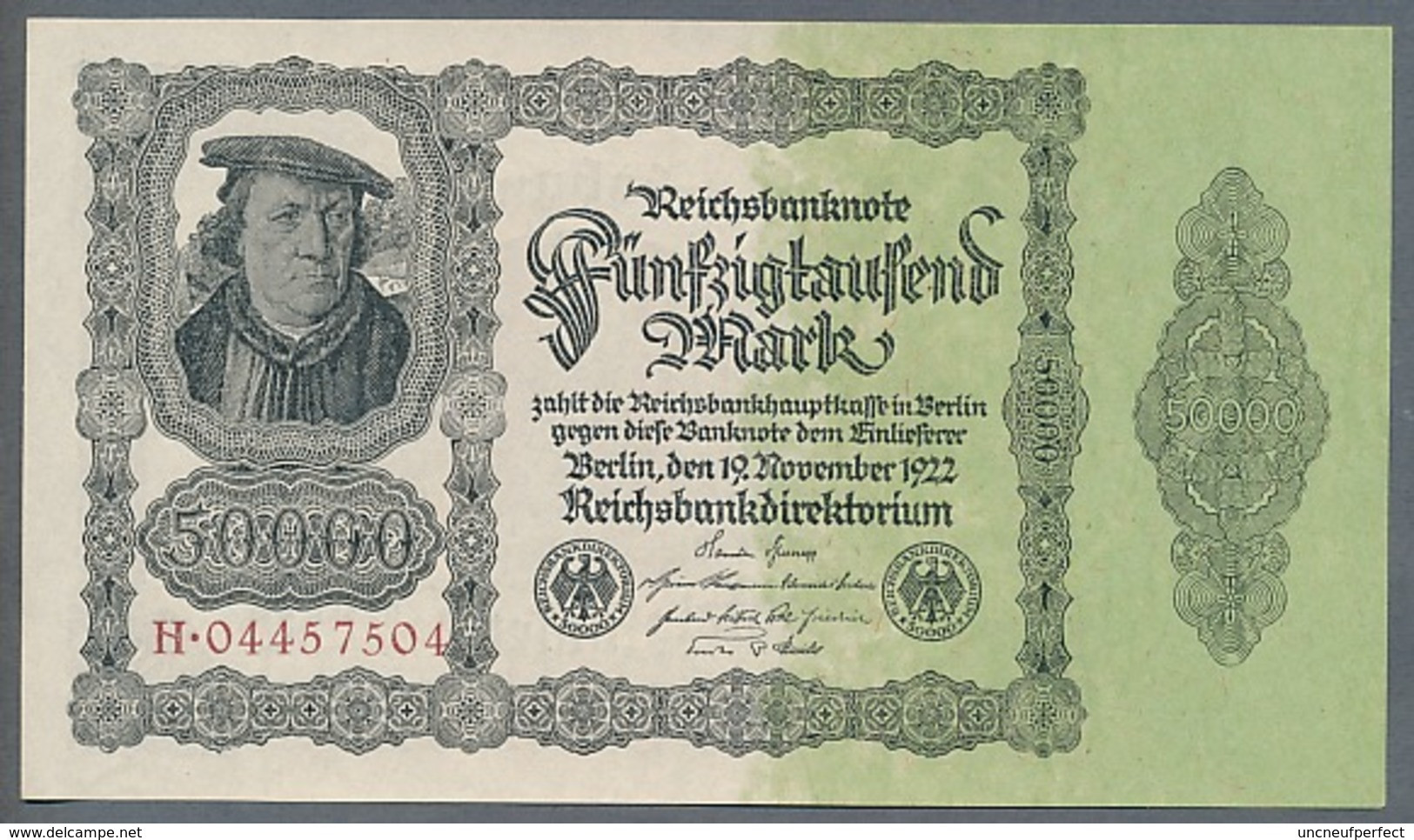 P79 Ro79b DEU-90b  - 50 000 Mark Impression Du Reichs  UNC NEUF - 50.000 Mark