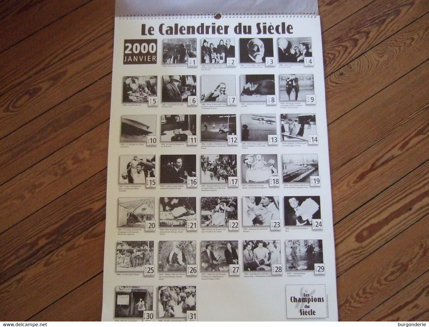 SUPERBE CALENDRIER GEANT/ CALENDRIER DU SIECLE / 365 PHOTOS / 2000 - Grand Format : 1991-00