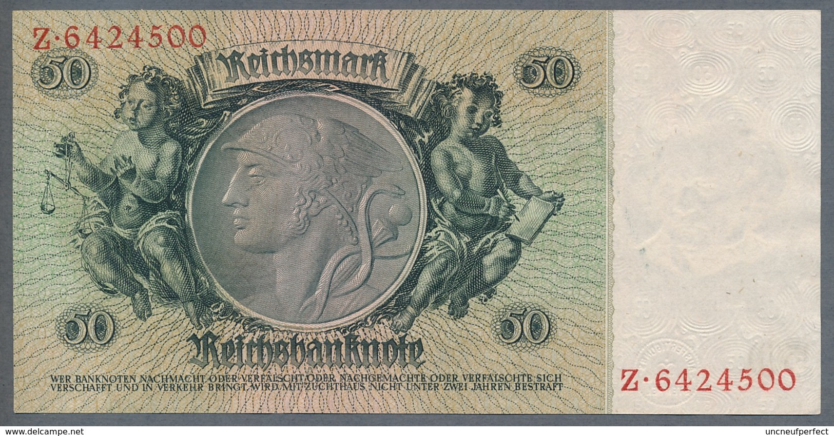 Pick 182a Ro 175a DEU-210a  50 Reichsmark 1933 UNC - 50 Reichsmark