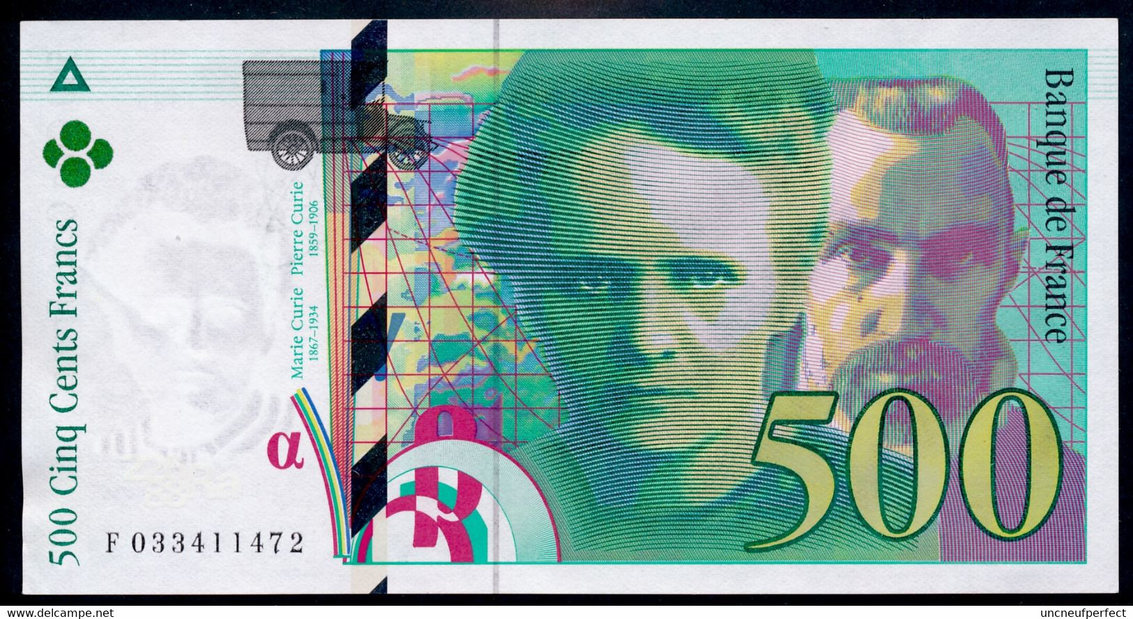 500 Francs Type Pierre & Marie Curie 1995  NEUF-   Fay 76-02 - 500 F 1994-2000 ''Pierre Et Marie Curie''