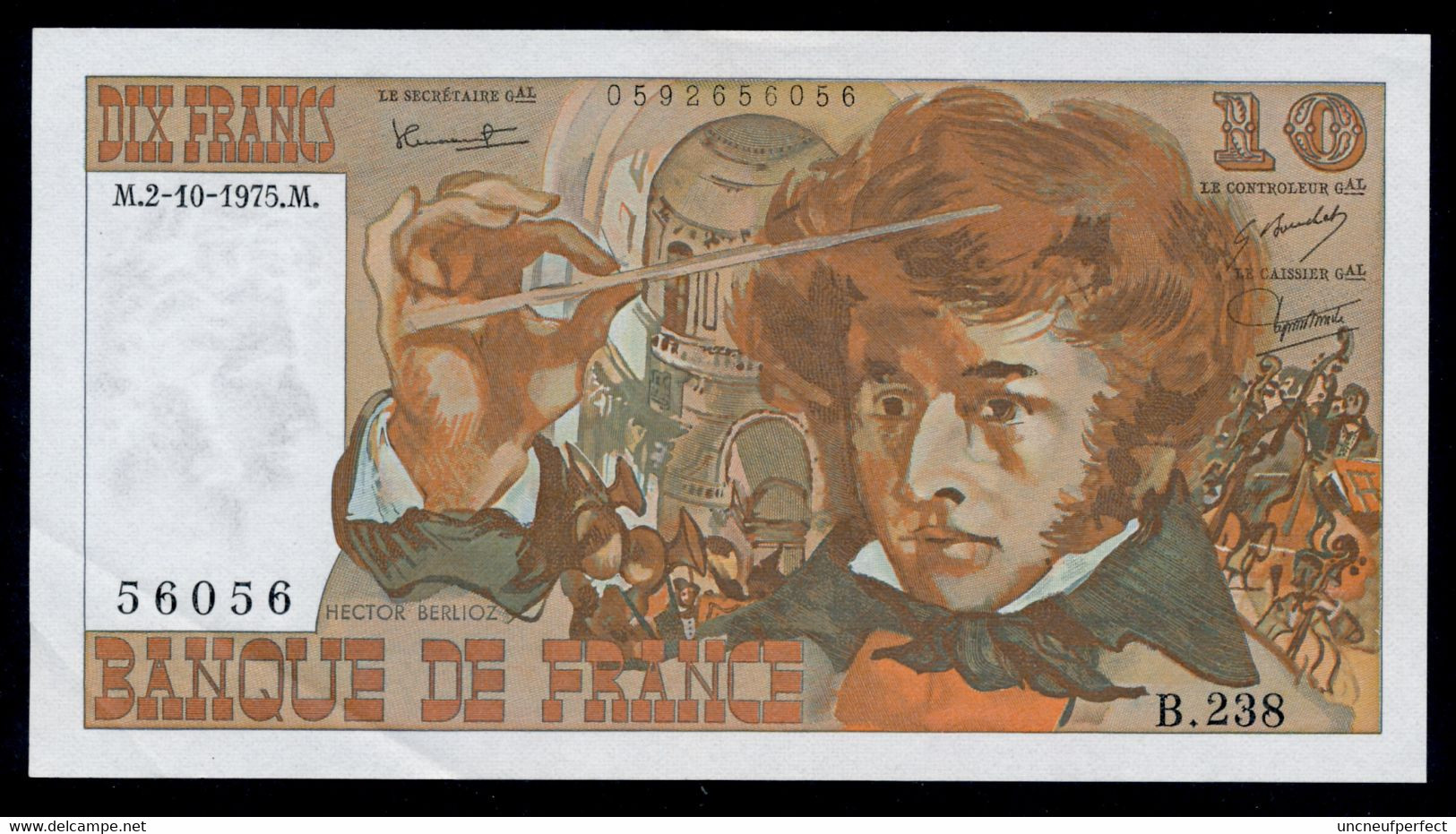 10 Francs Berlioz 2-10-1975 FAYETTE F63 (13) SUP+ - 10 F 1972-1978 ''Berlioz''