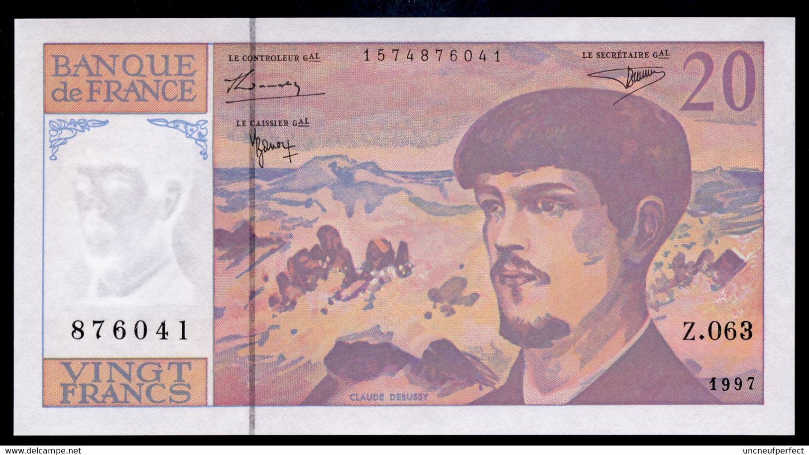 20 Francs Debussy 1997 NEUF  Z.063   Recherché ! - 20 F 1980-1997 ''Debussy''