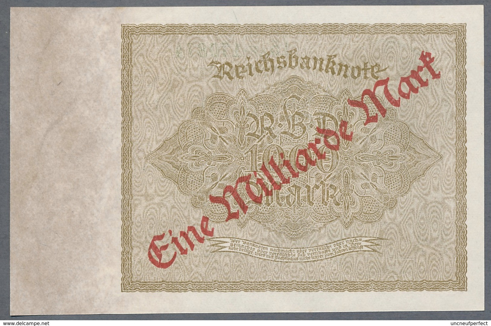 P113a Ro110b DEU-126b 1 Milliard Mark 15.12.1922 UNC NEUF - 1 Milliarde Mark