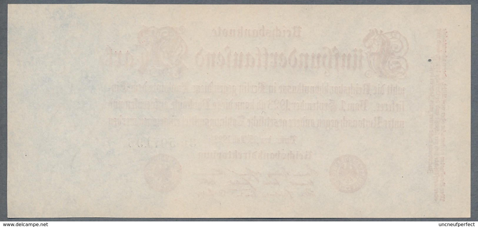 P92/Ro91b/DEU-103b  500 000 Mark  Impression Privée ** UNC ** - 500.000 Mark