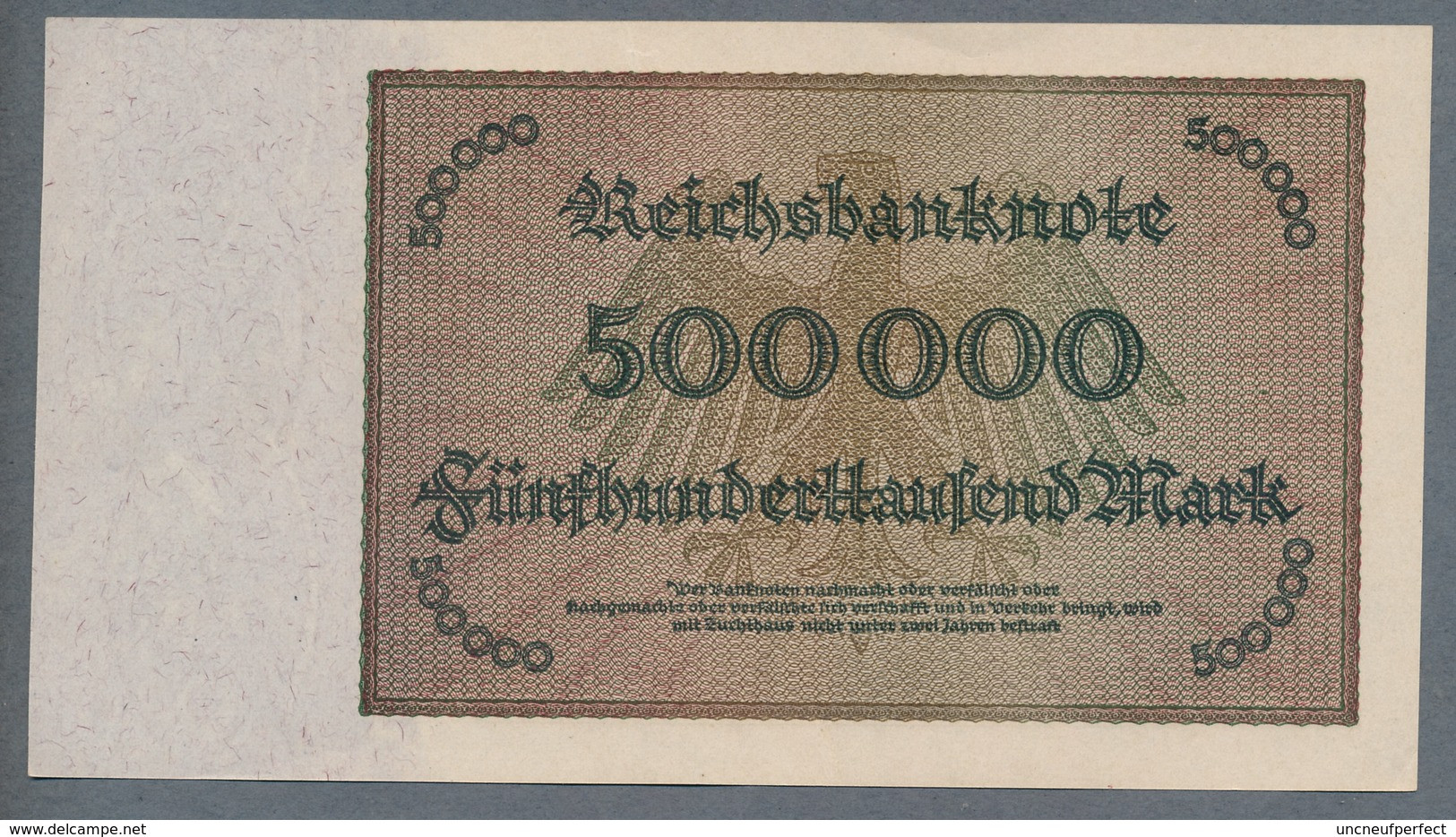 P88b Ro87f DEU-99f  - 500 000 Mark Impression Privée  UNC NEUF - 500000 Mark