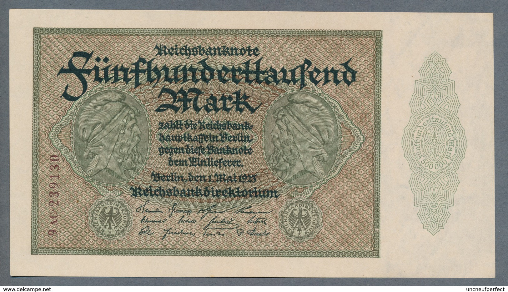 P88b Ro87f DEU-99f  - 500 000 Mark Impression Privée  UNC NEUF - 500.000 Mark