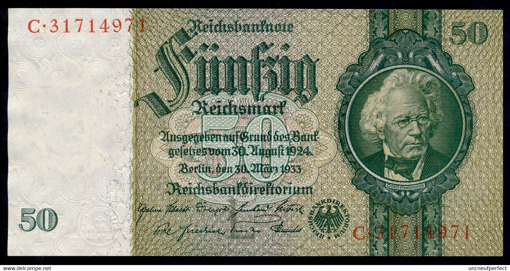 Pick 182a Ro 175c DEU-210c  50 Reichsmark 1941/42 UNC NEUF - 50 Reichsmark