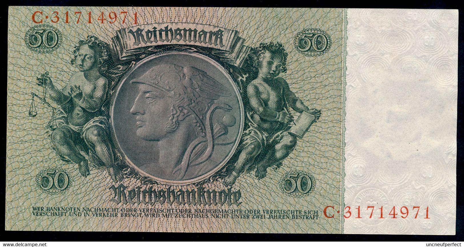 Pick 182a Ro 175c DEU-210c  50 Reichsmark 1941/42 UNC NEUF - 50 Reichsmark