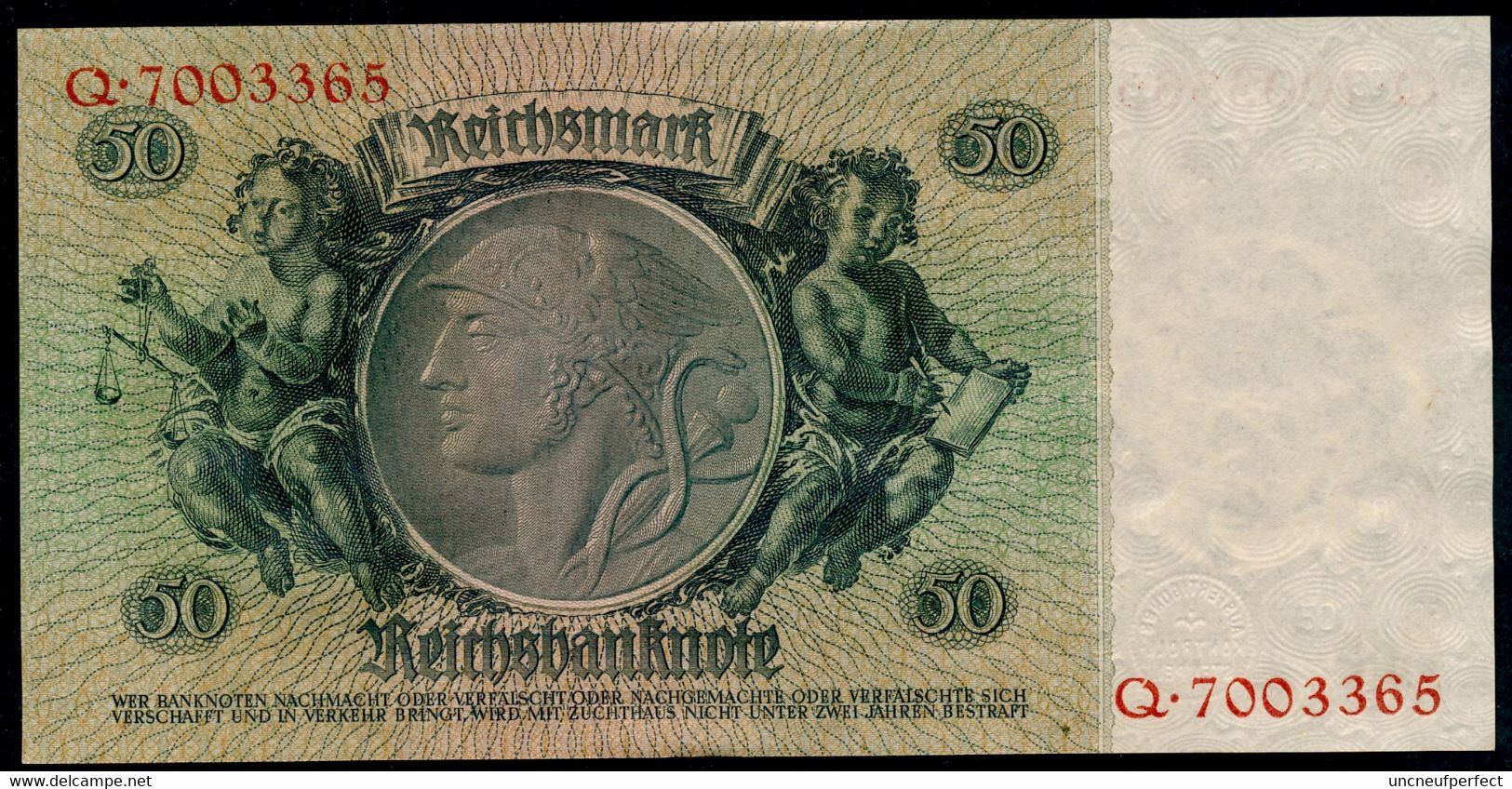 Pick 182a Ro 175b DEU-210b  50 Reichsmark 1933 UNC NEUF - 50 Reichsmark