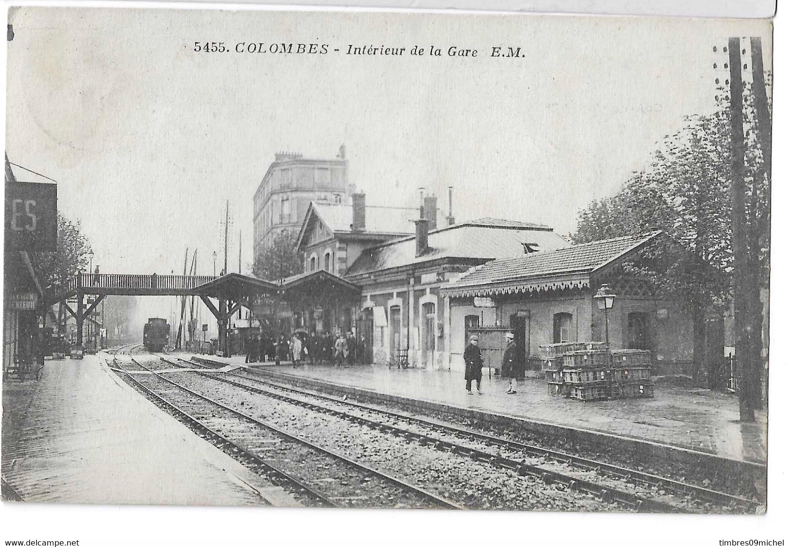 CPA Colombes Intérieur De La Gare - Asnieres Sur Seine