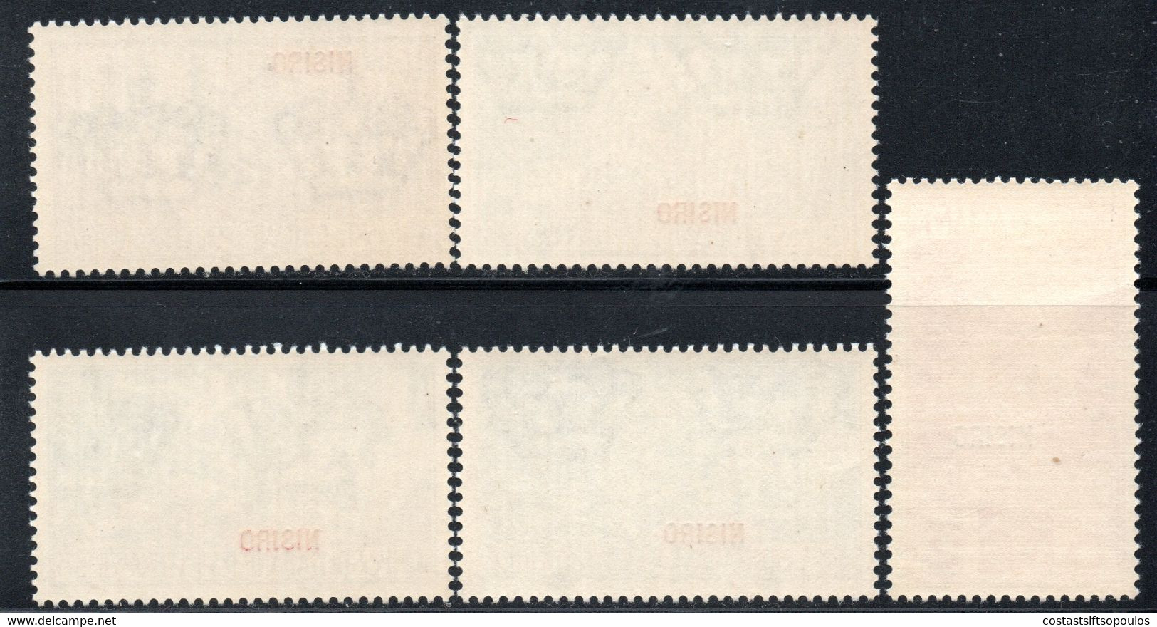 713.GREECE.ITALY,DODECANESE.1930 FERRUCCI.NISIRO  # 59-63 MNH - Dodécanèse