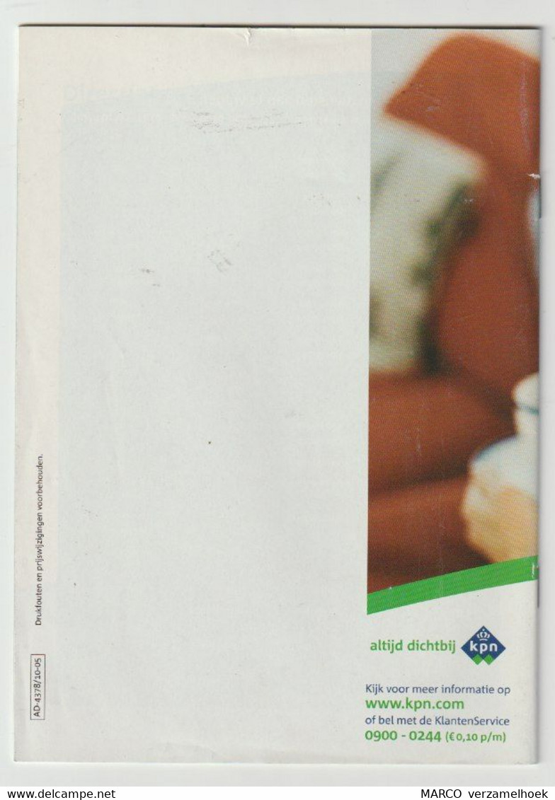 Brochure-leaflet KPN Diensten Telephone-telefoon-internet  (NL) - Telefonía
