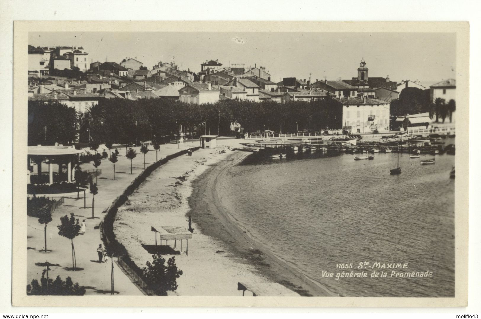 83/CPSM - Sainte Maxime - Vue Générale De La Promenade - Sainte-Maxime