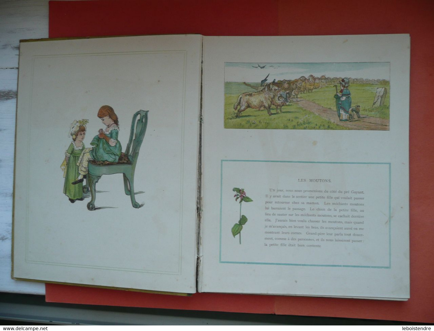 NOUS DEUX PAR J. GIRARDIN ILLUSTRATIONS DE SOWERBY EMMERSON NON DATE ANNEES 1880 ? DOS TOILE VERT HACHETTE ENFANTINA - Hachette