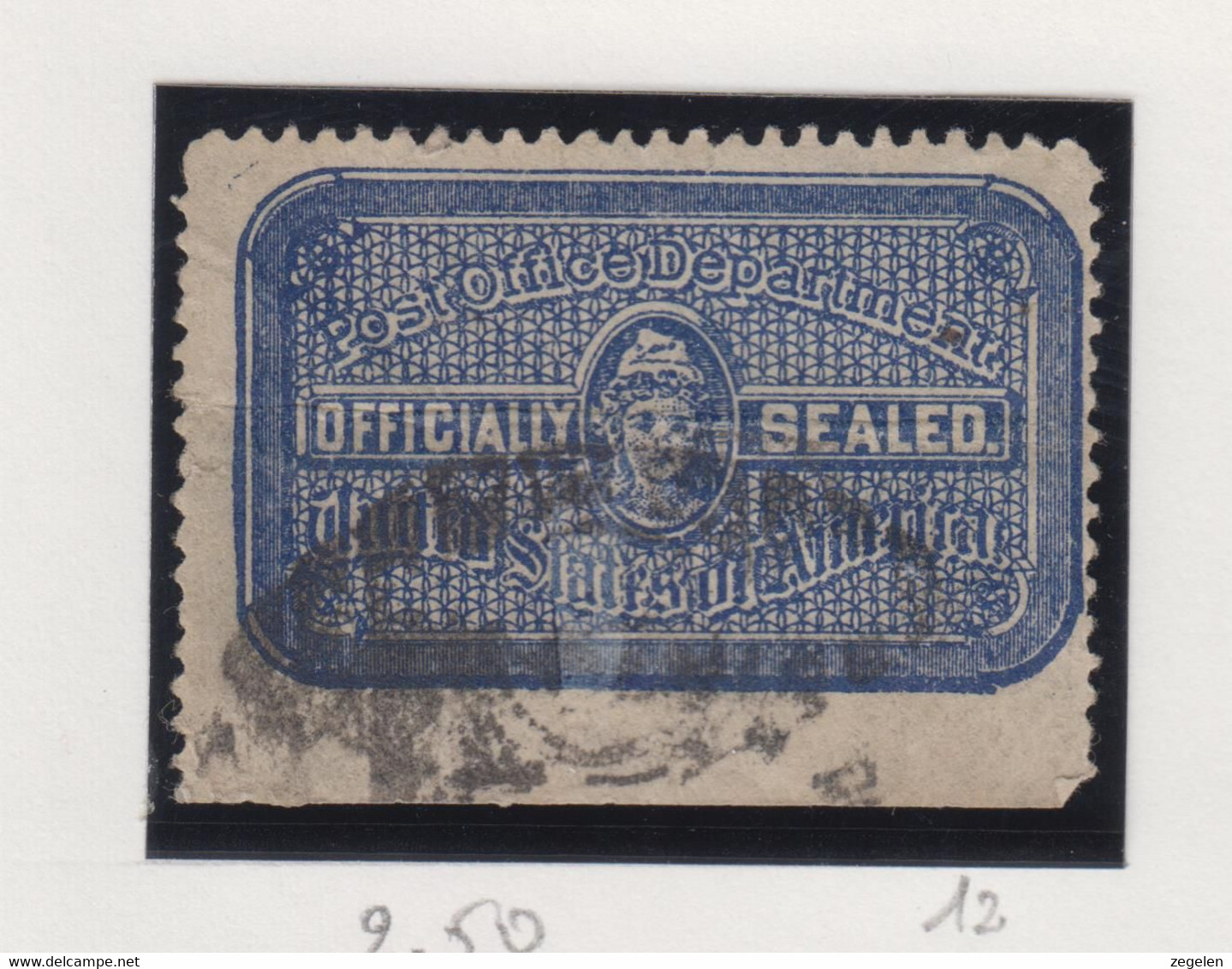 Verenigde Staten Scott-cat. Post Office Seals 12 - Dienstzegels
