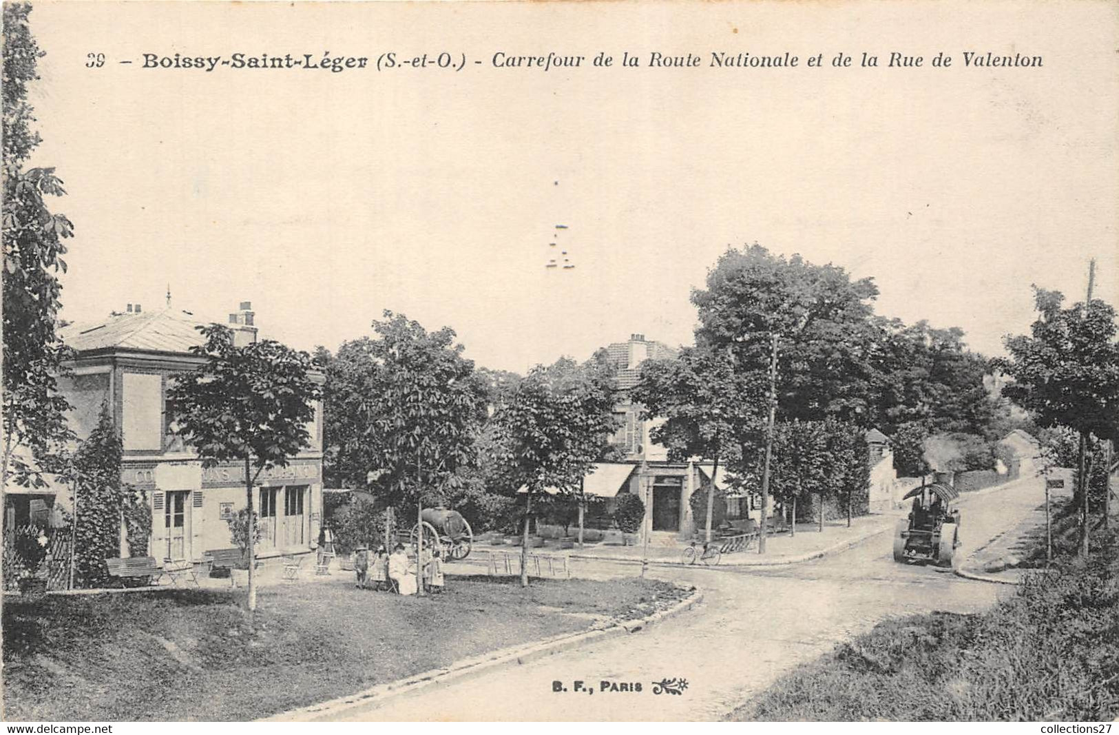 94-BOISSY-SAINT-LÉGER- CARREFOUR DE LA ROUTE NATIONALE ET DE LA RUE DE VALENTON - Boissy Saint Leger