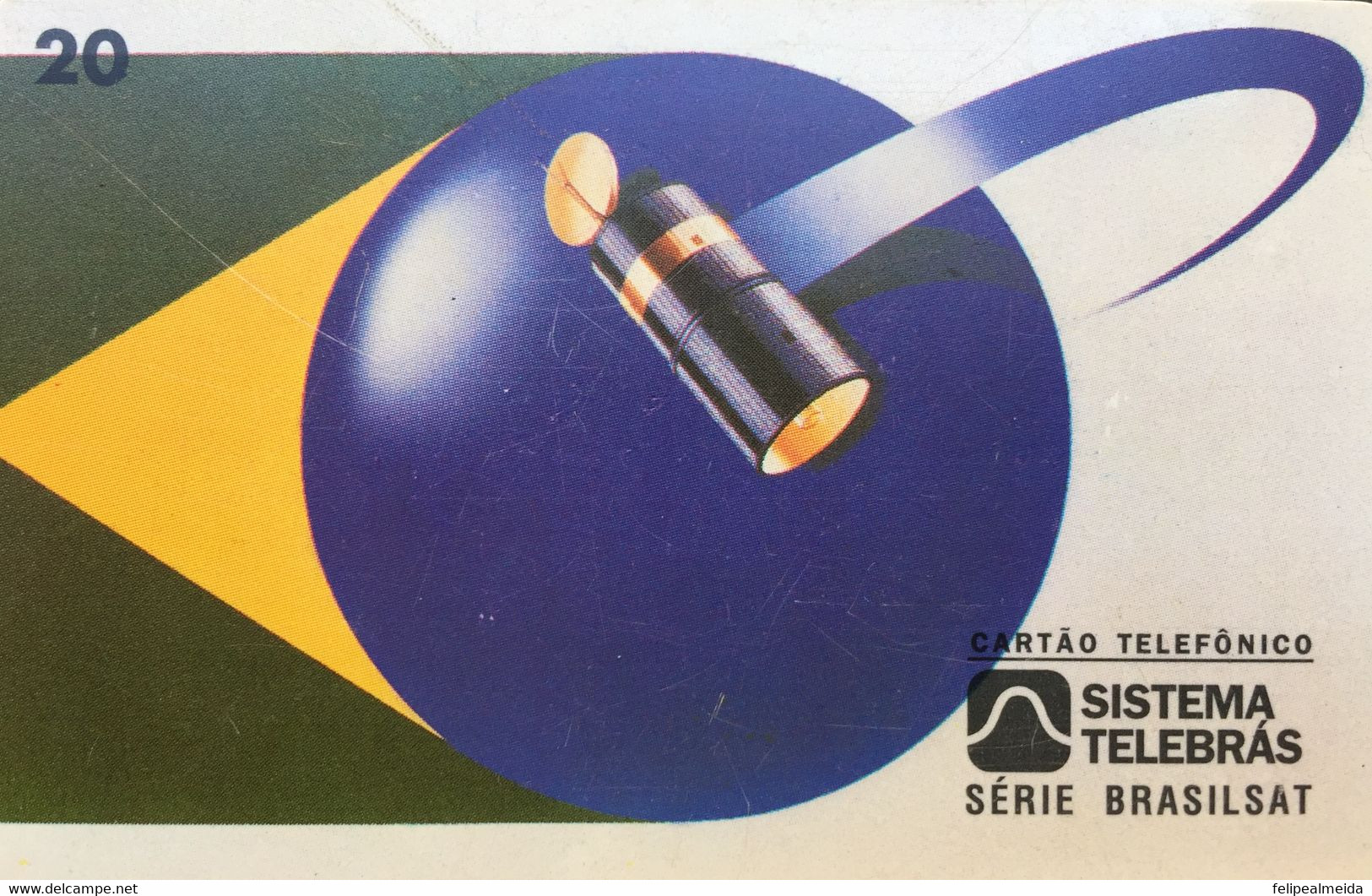 Phone Card Made By Telebras In 1997 - Series Brasilsat - On February 28, 1994, Brazil Launched The Second Generation Of - Ruimtevaart