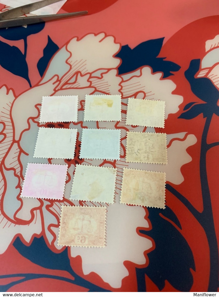 Hong Kong Stamp Postal Due Some No Gum And Hinged - Usados