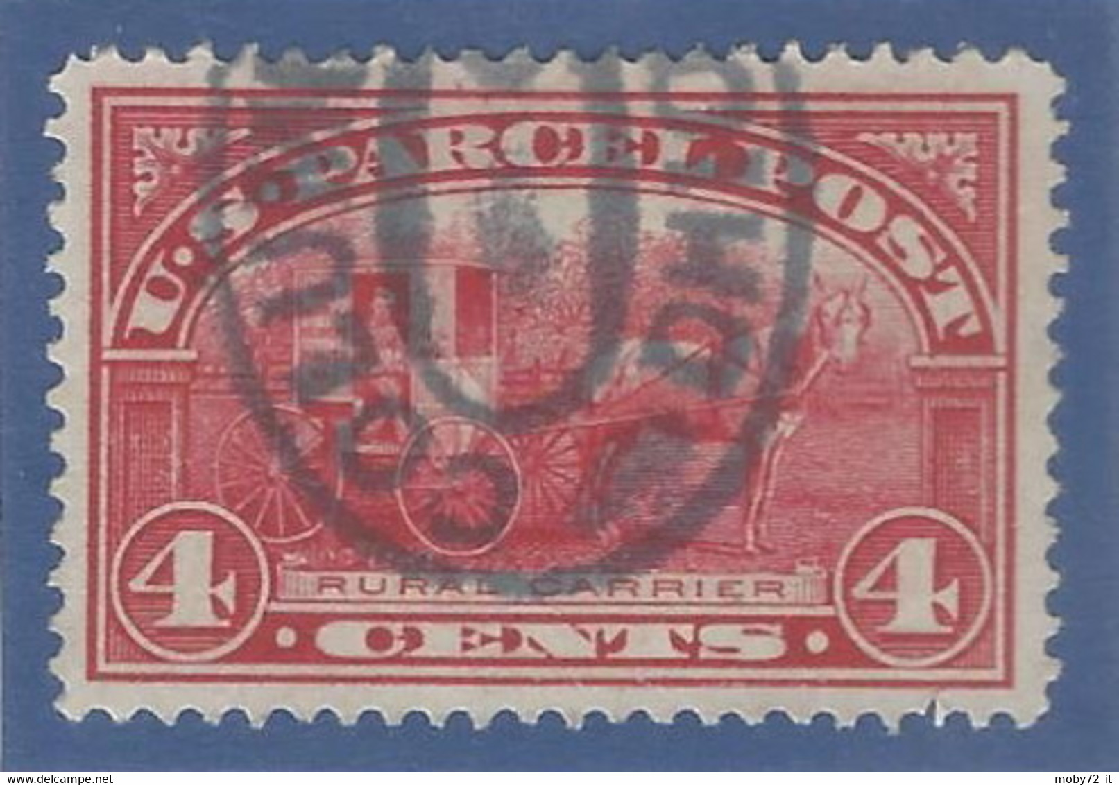 USA - 1912 - Usato/used - Parcel Post - Paketmarken - Mi N. 4 - Pacchi