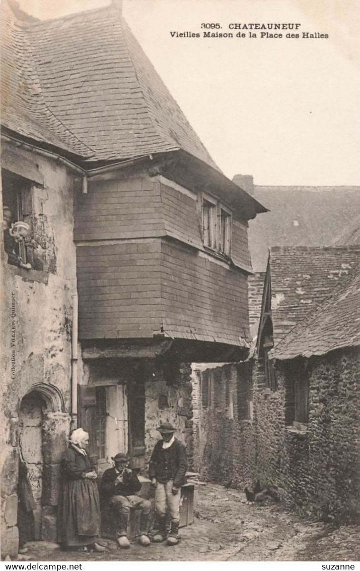 CHATEAUNEUF Du FAOU - Vieilles Maisons Place Des HALLES - KARTEN BOST - Maison - Châteauneuf-du-Faou