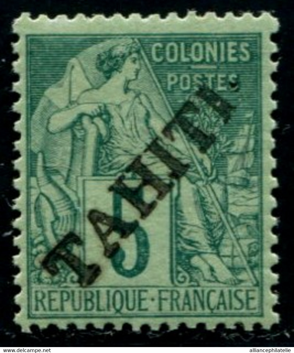 Lot N°A1928 Colonies Tahiti N°10 Neuf * Qualité TB - Unused Stamps