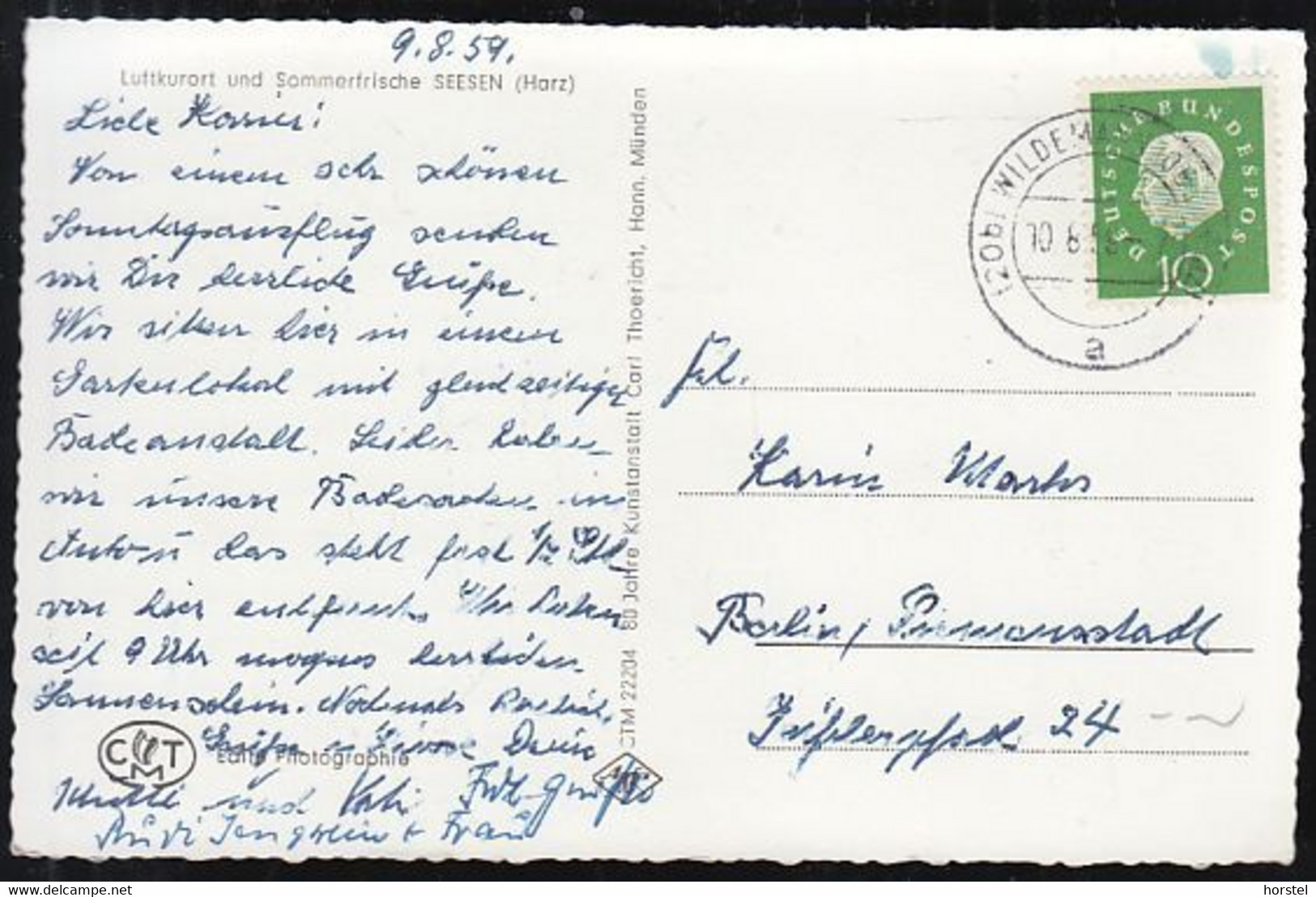 D-38723 Seesen Am Harz - Ortsansicht - Detailansicht - Stamp - Seesen