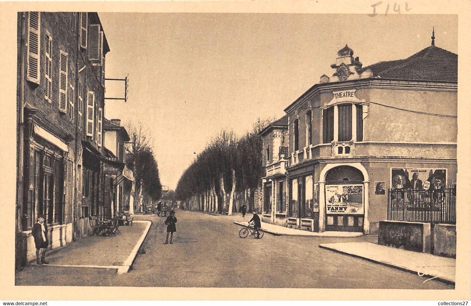 42-FEURS-  RUE DE LA RÉPUBLIQUE VOIR THÉÂTRE - Feurs