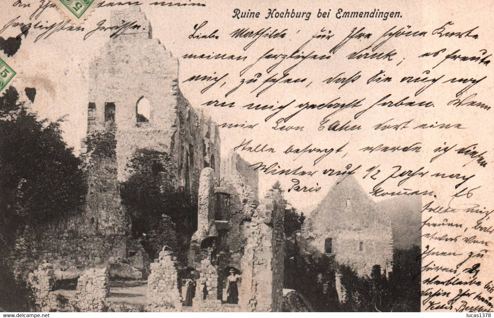 RUINE HOCHBURG BEI EMMENDINGEN / PRECURSEUR - Emmendingen