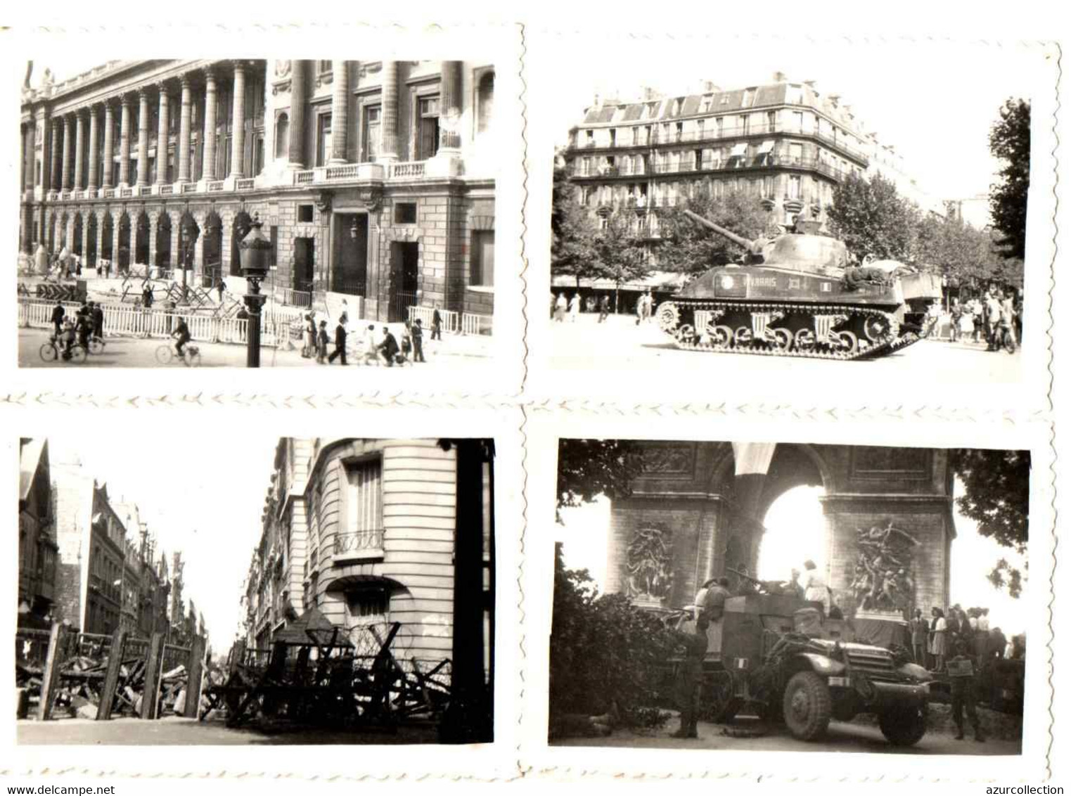 39/45 . LIBERATION DE PARIS . PHOTOS D'AMATEUR - Oorlog, Militair