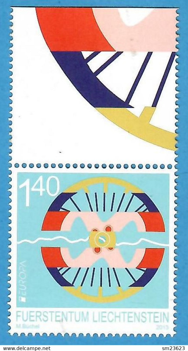 Liechtenstein  2013  Mi.Nr. 1661 , EUROPA CEPT  Postfahrzeuge - Postfrisch / MNH / (**) - Oblitérés