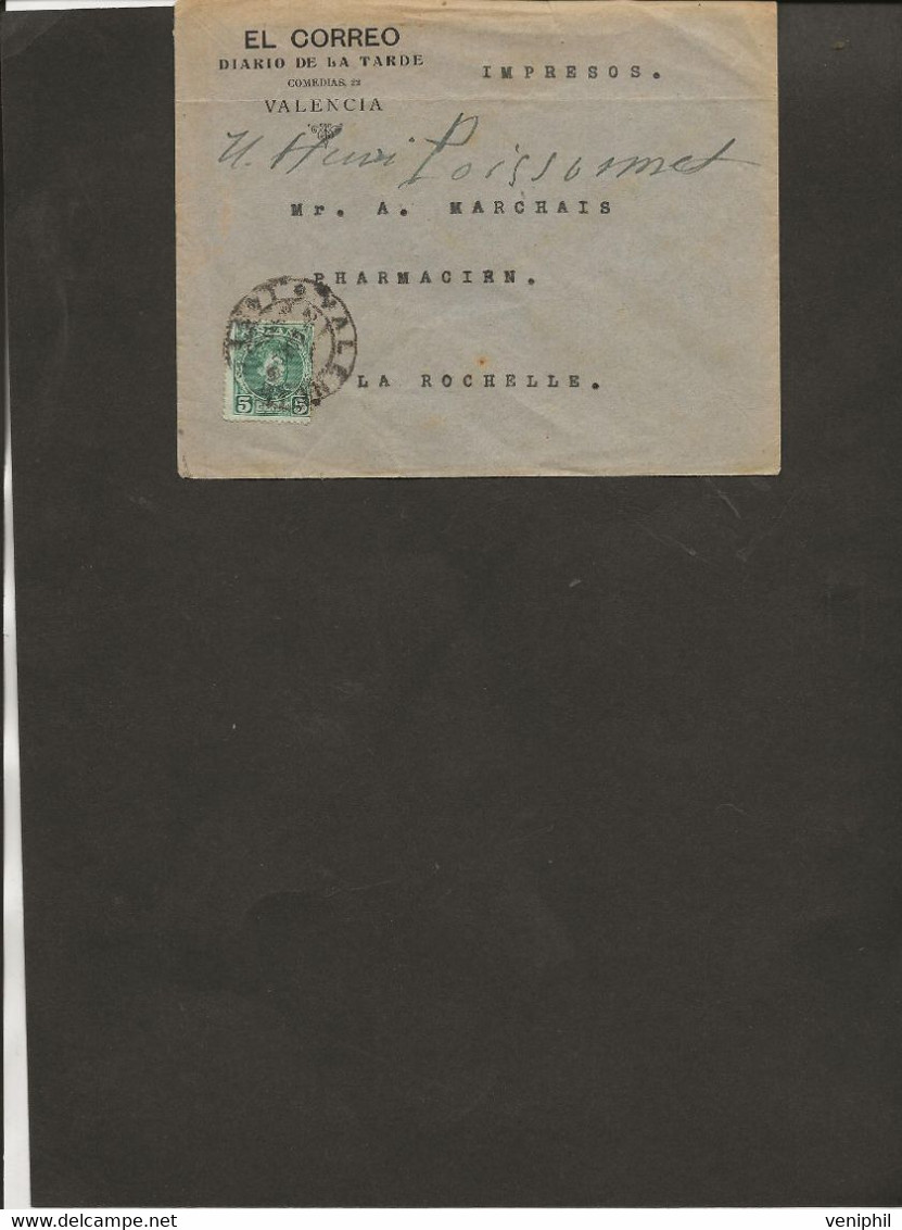 ESPAGNE - LETTRE AFFRANCHIE N° 213 -ANNEE 1901-05 - Lettres & Documents