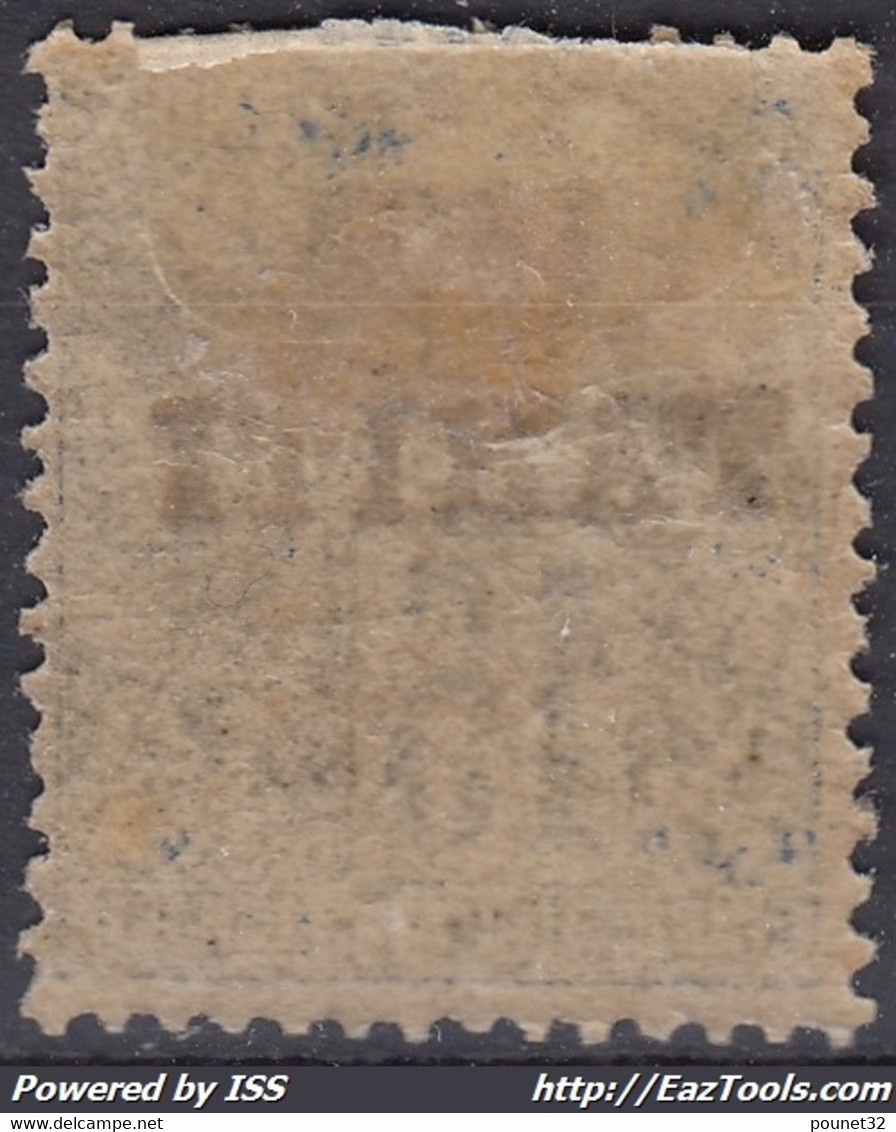 TAHITI : 15c BLEU SURCHARGE 1893 N° 24 NEUF * GOMME AVEC CHARNIERE - COTE 100 € - Unused Stamps