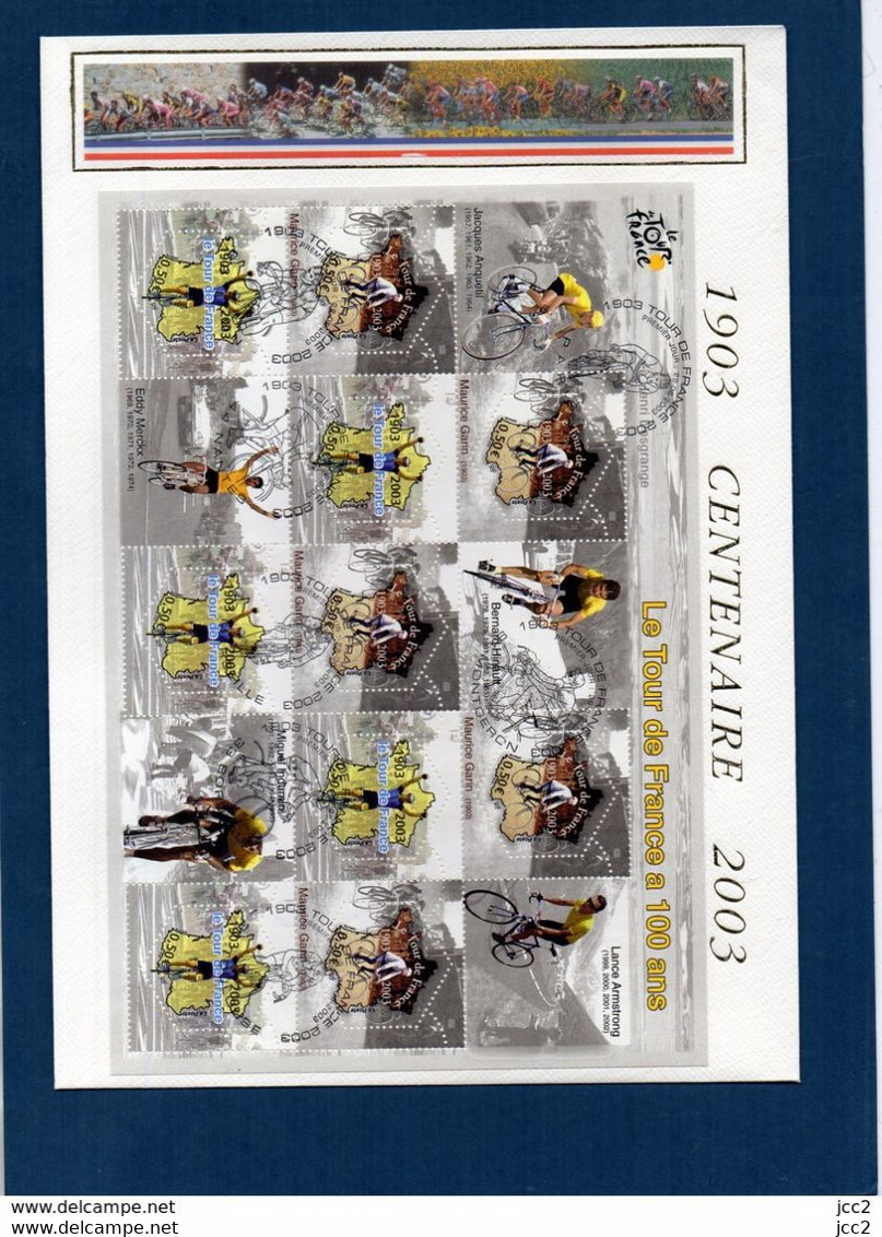 BF59 - Tour De France 2003 -  Grande Enveloppe - 2000-2009