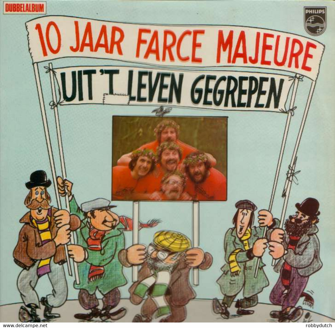 * 2LP *  10 JAAR FARCE MAJEURE - UIT ' T LEVEN GEGREPEN (Holland 1975) - Humor, Cabaret