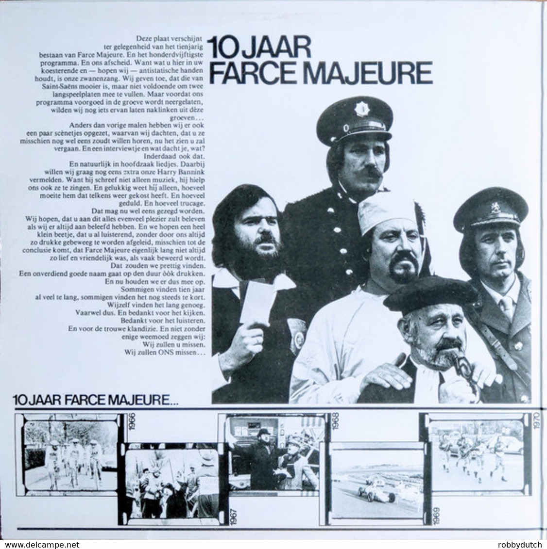 * 2LP *  10 JAAR FARCE MAJEURE - UIT ' T LEVEN GEGREPEN (Holland 1975) - Comiques, Cabaret