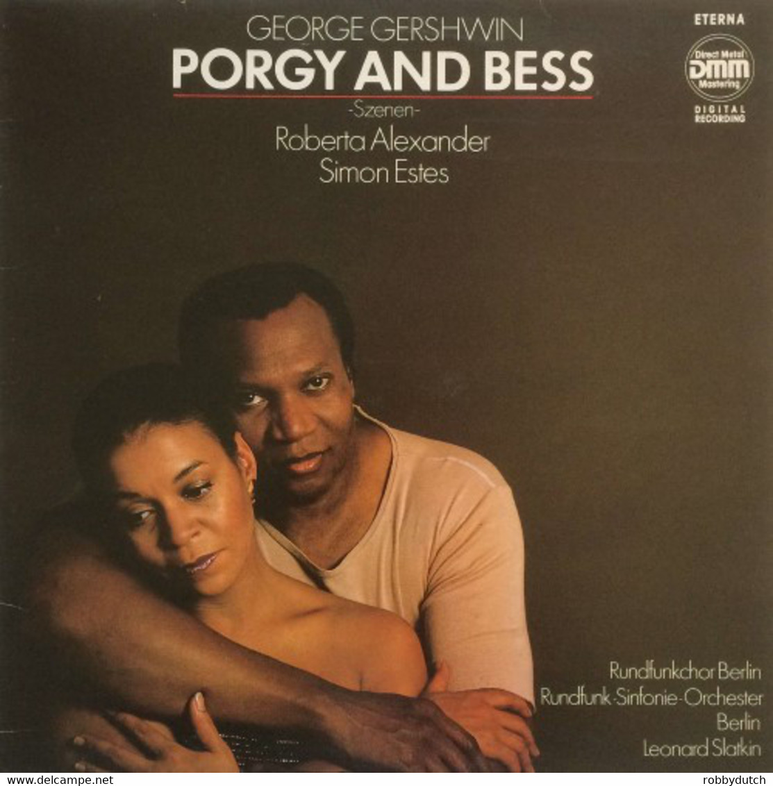 * LP *  GERSHWIN: PORGY AND BESS - ROBERTA ALEXANDER / SIMON ESTES / RUNDFUNK-SINFONIE ORCHESTER - Oper & Operette