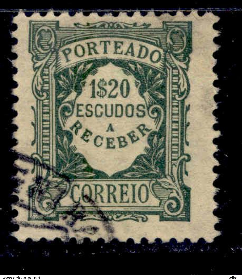 ! ! Portugal - 1922 Postage Due 1$20 - Af. P 44 - Used - Used Stamps