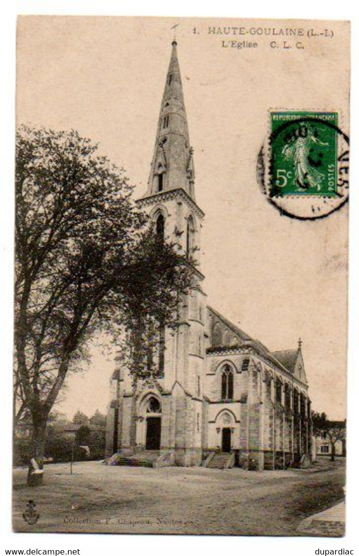 44 - Loire Atlantique / HAUTE-GOULAINE -- L'Eglise. - Haute-Goulaine