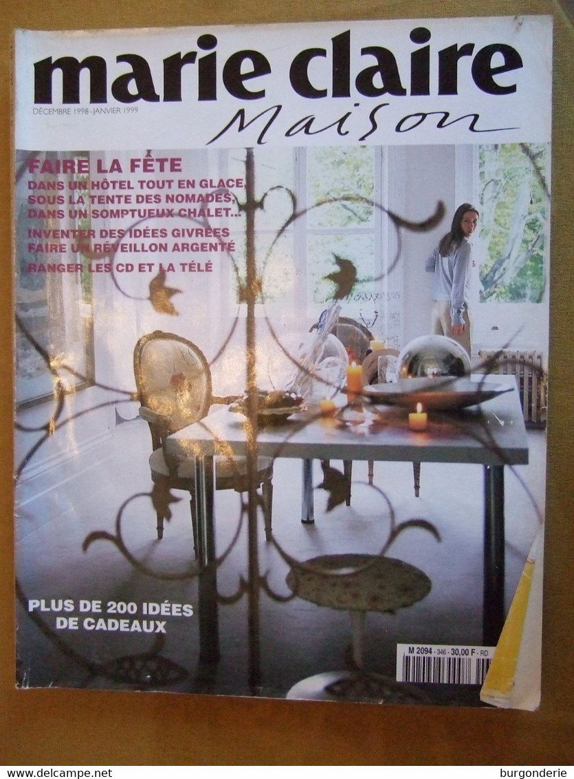MARIE CLAIRE MAISON / DECEMBRE 1998 JANVIER 1999 - Maison & Décoration