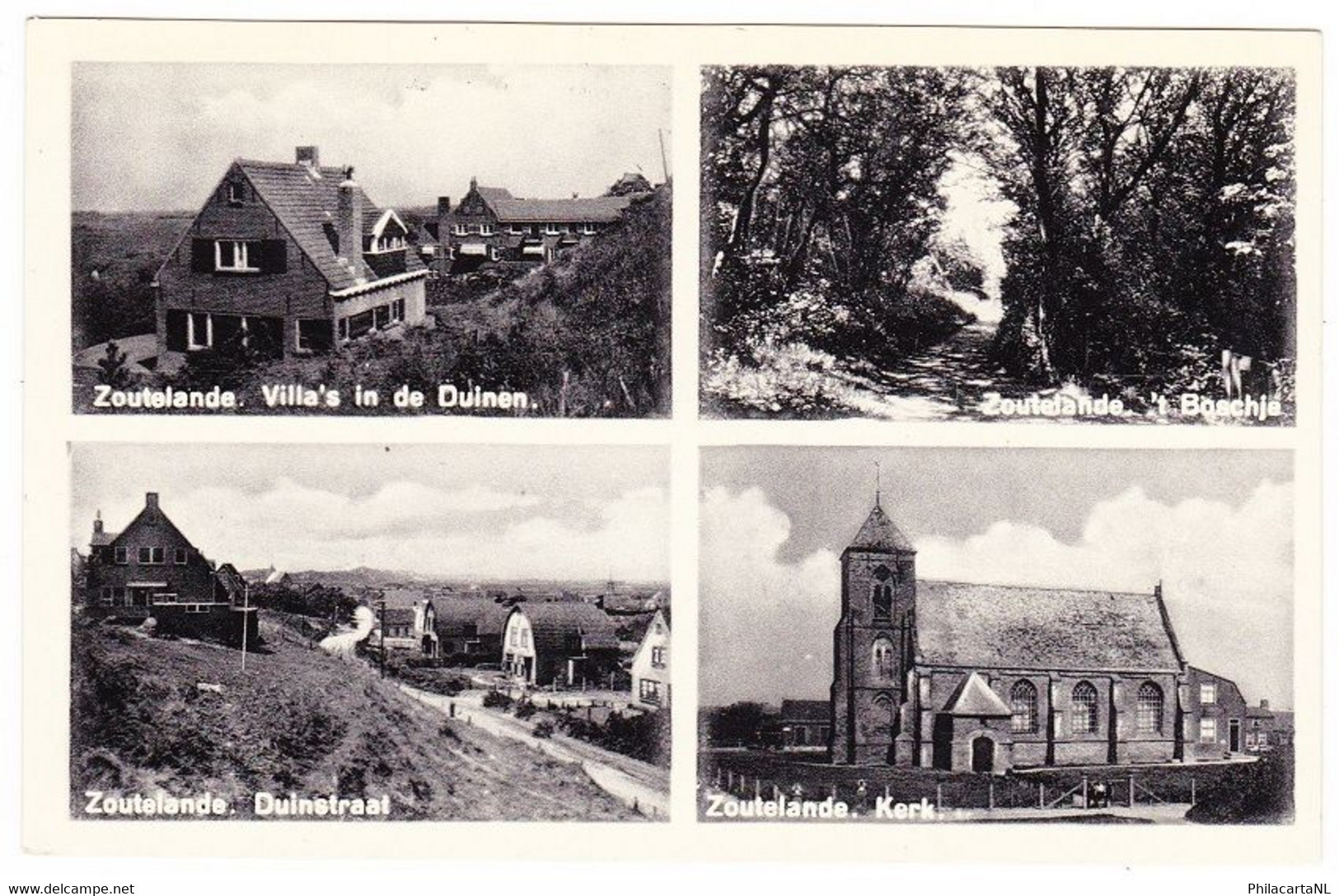 Zoutelande - Villa's In De Duinen/t Boschje/ Duinstraat/Kerk - Zoutelande