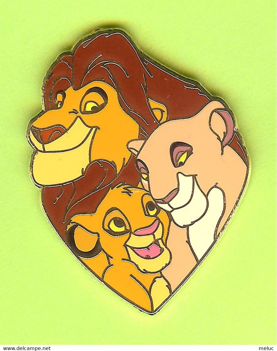 Pin's BD Disney Mufasa Sarabi Simba (Famille Roi Lion) - 1S12 - Disney