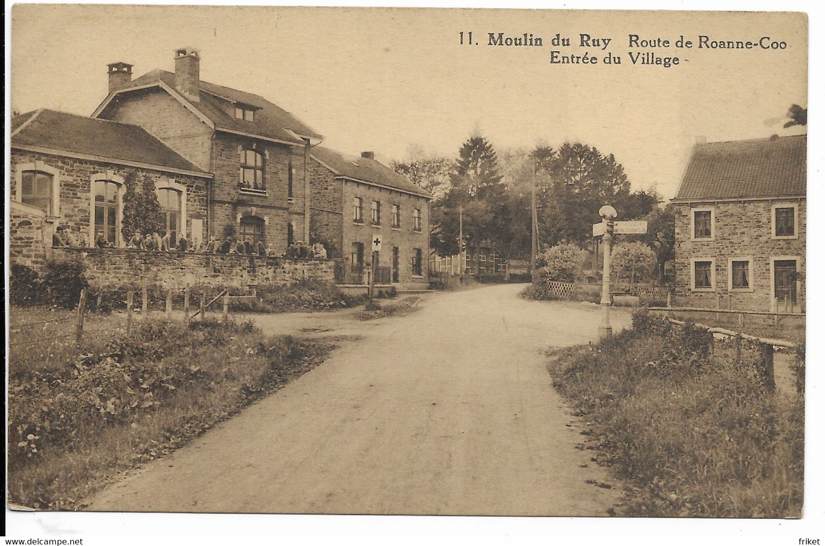 - 866 -  Moulin-du-Ruy    ( Stoumont , Trois-Ponts) Route De Roanne - Coo Entrée Du Village - Stoumont