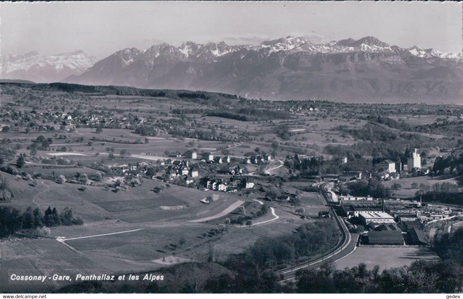 Cossonay Gare Et Penthalaz VD, Chemin De Fer Et Usines, Les Câbleries (8589) - Penthalaz