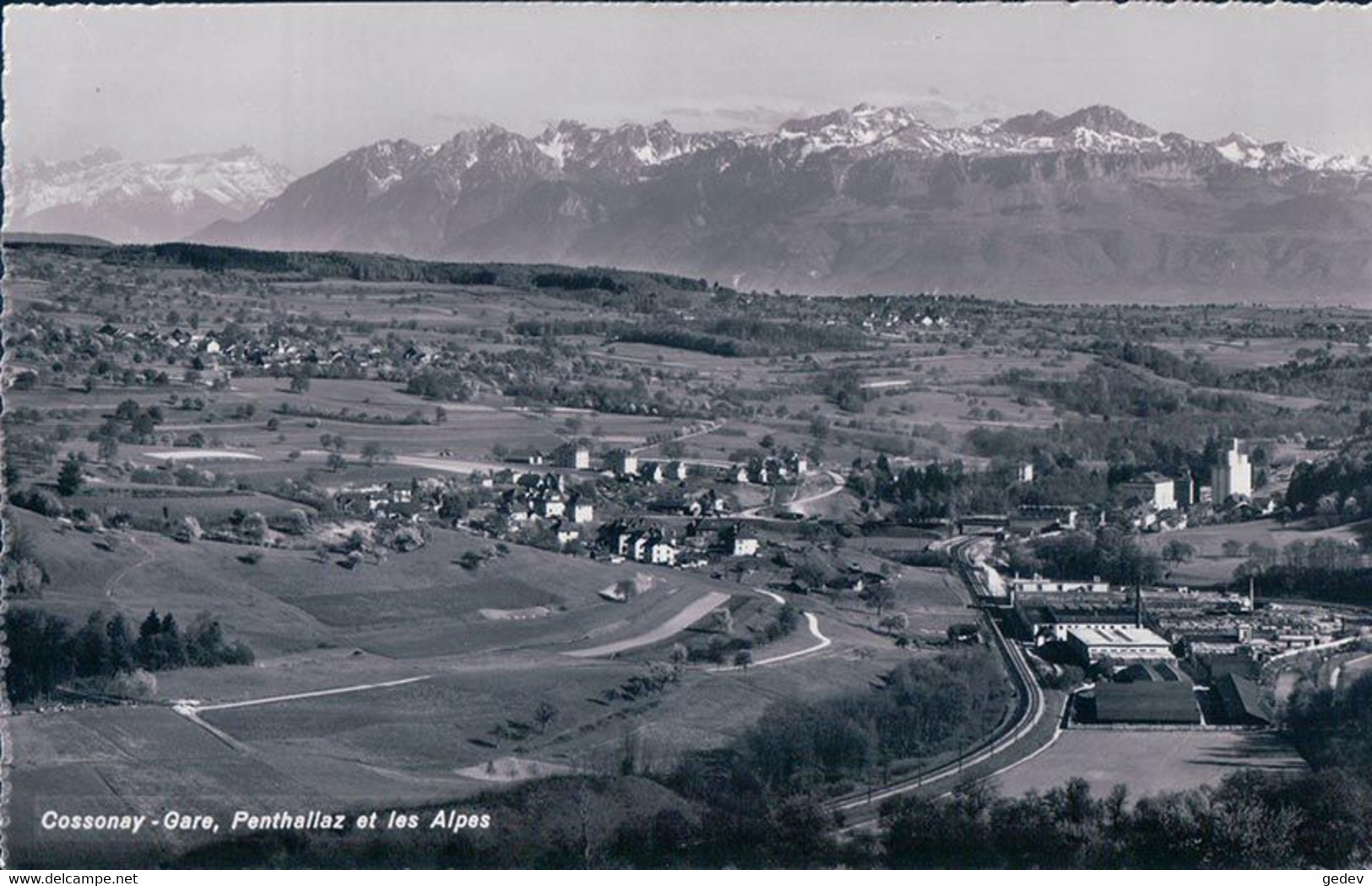 Cossonay Gare Et Penthalaz VD, Chemin De Fer (8589) - Penthalaz