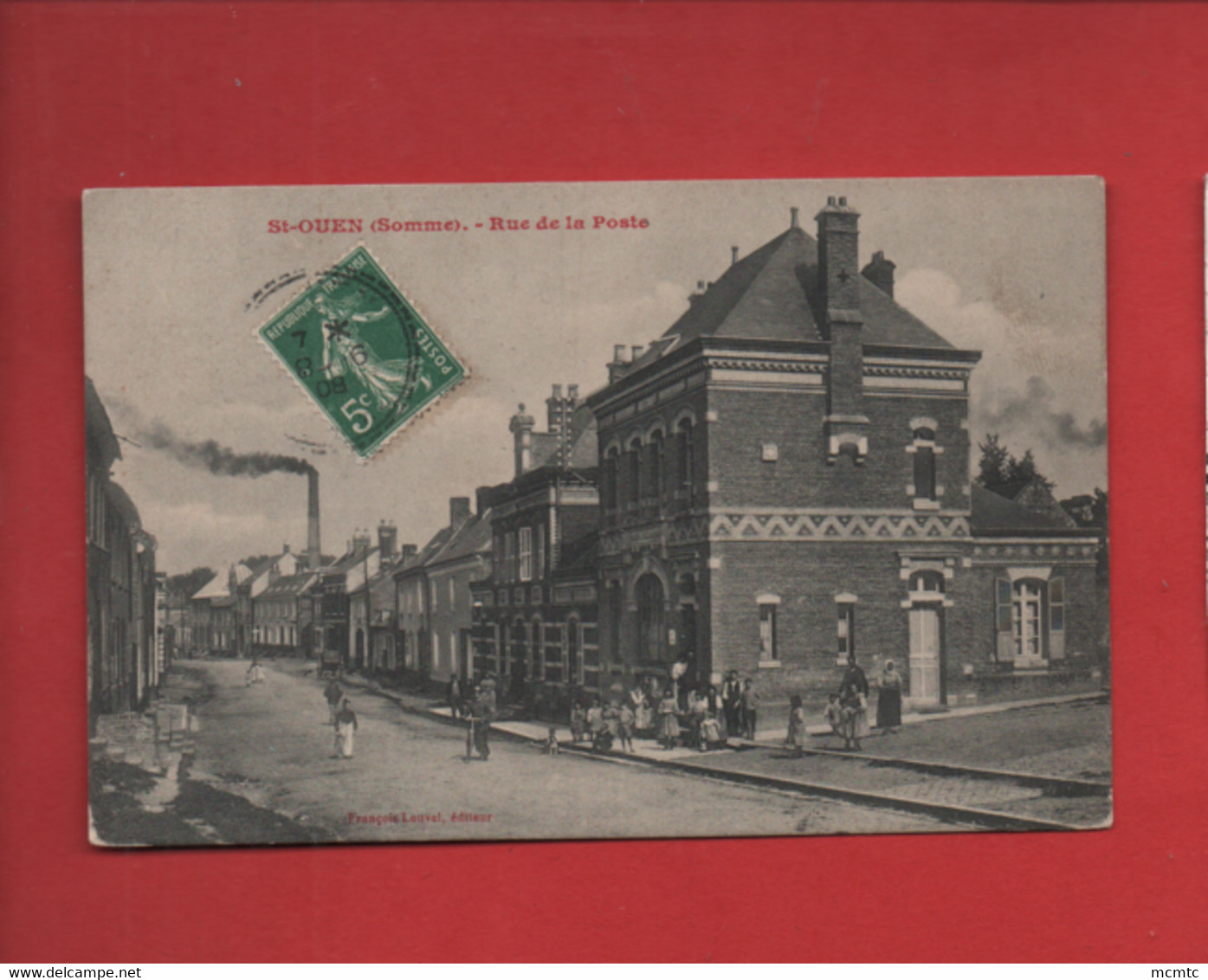 CPA - St Ouen  -(Somme) - Rue De La Poste - Saint Ouen